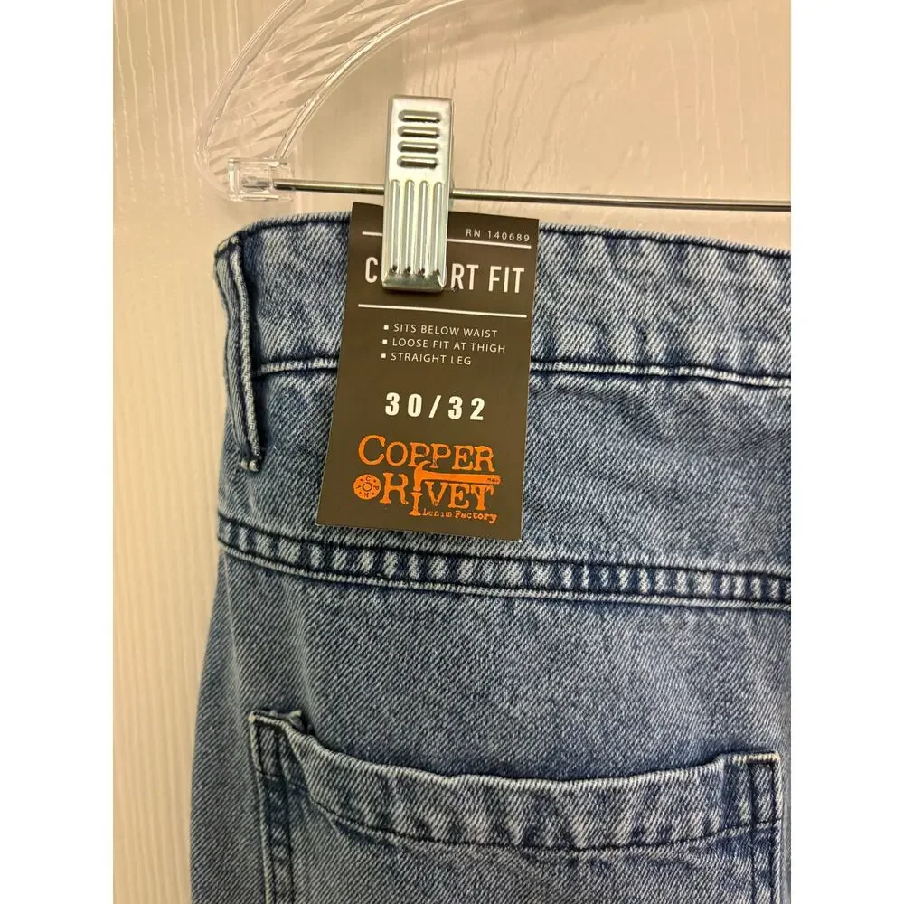Copper Rivet Streetwear Multi-Pocket Jeans. Size 34 - Picture 4 of 8